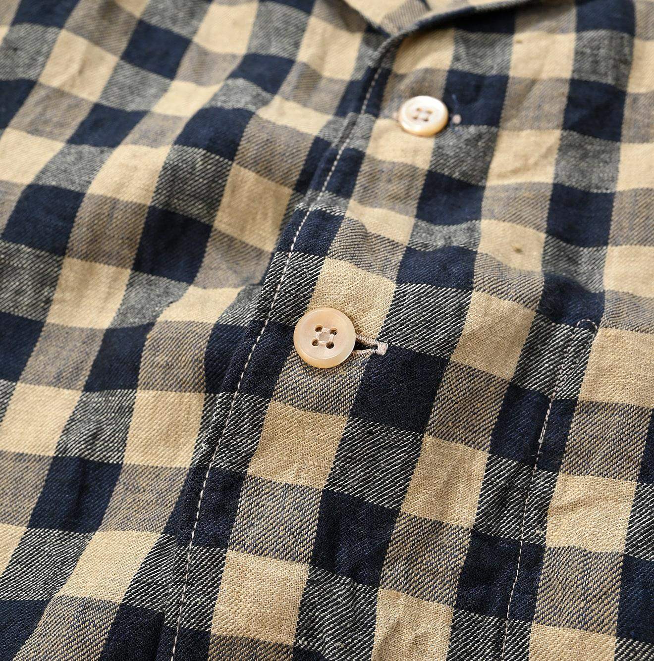 Linen Twill Shirt Jacket Men