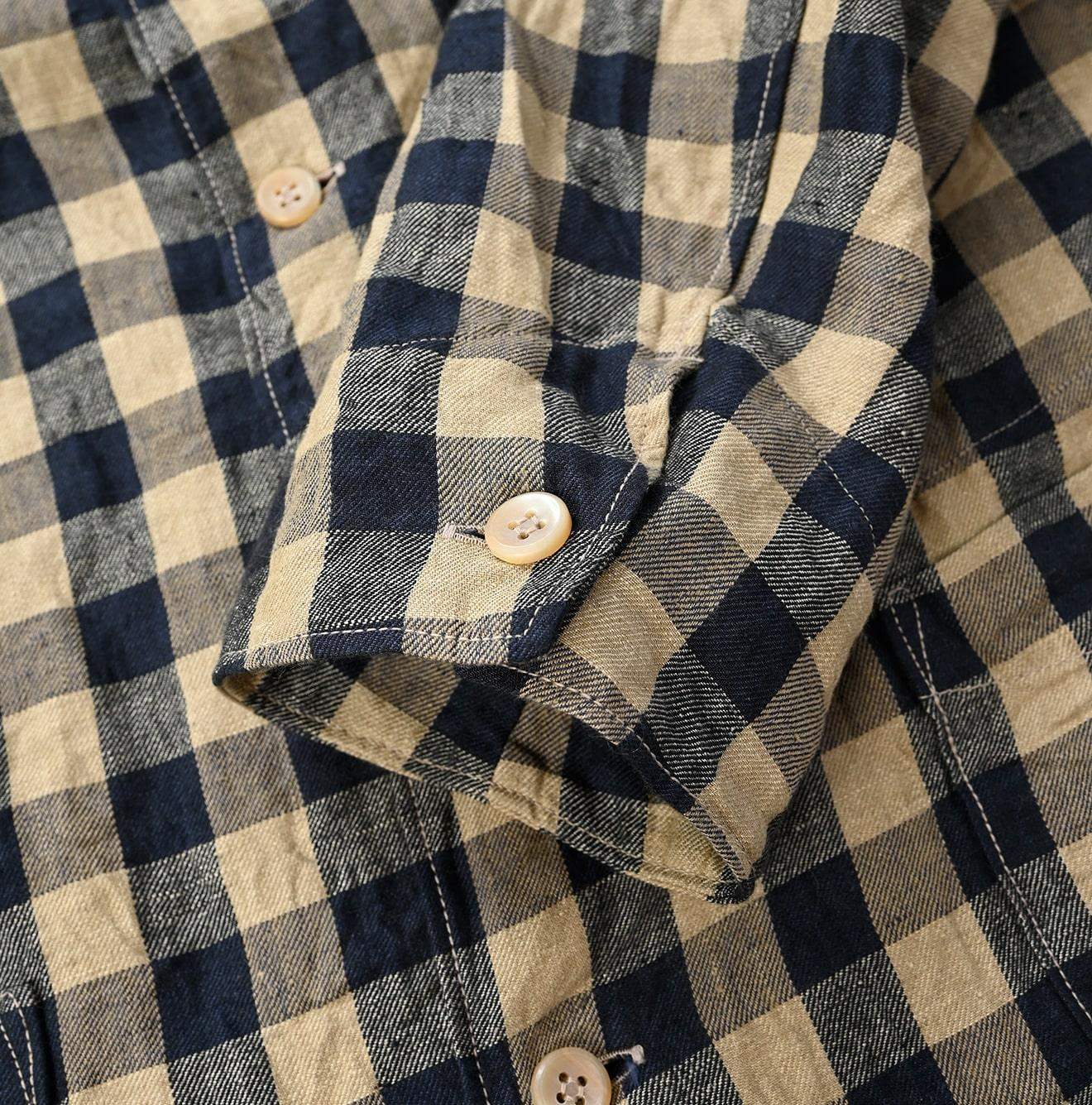 Linen Twill Shirt Jacket Men