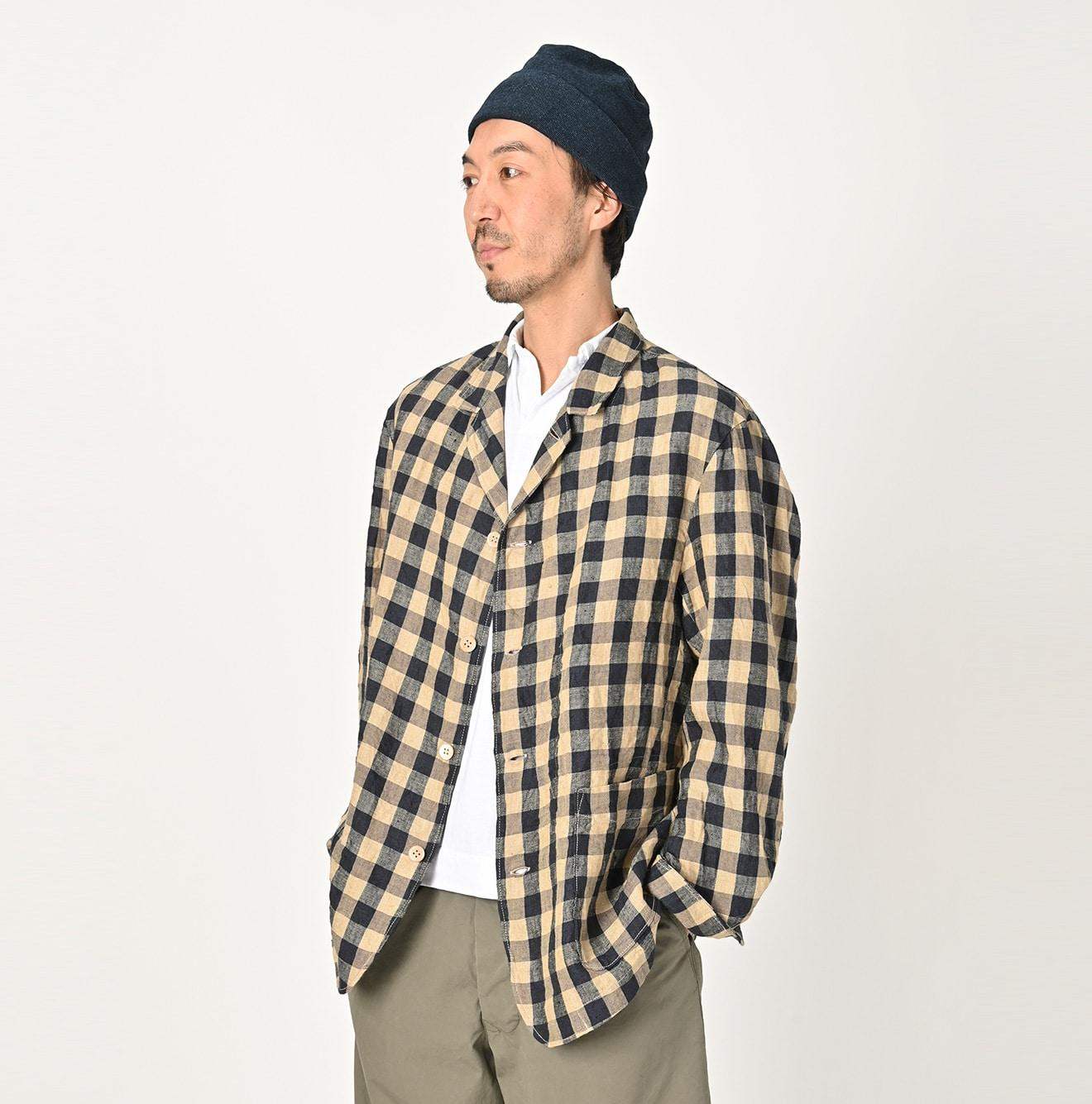 Linen Twill Shirt Jacket Men