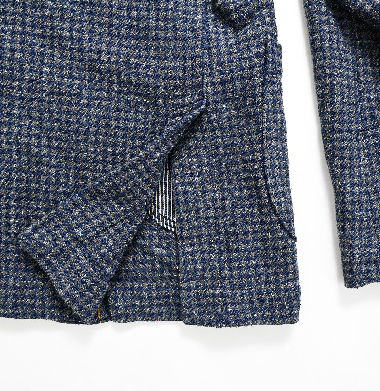 Indigo Cotton Tweed Ranch Jacket Men