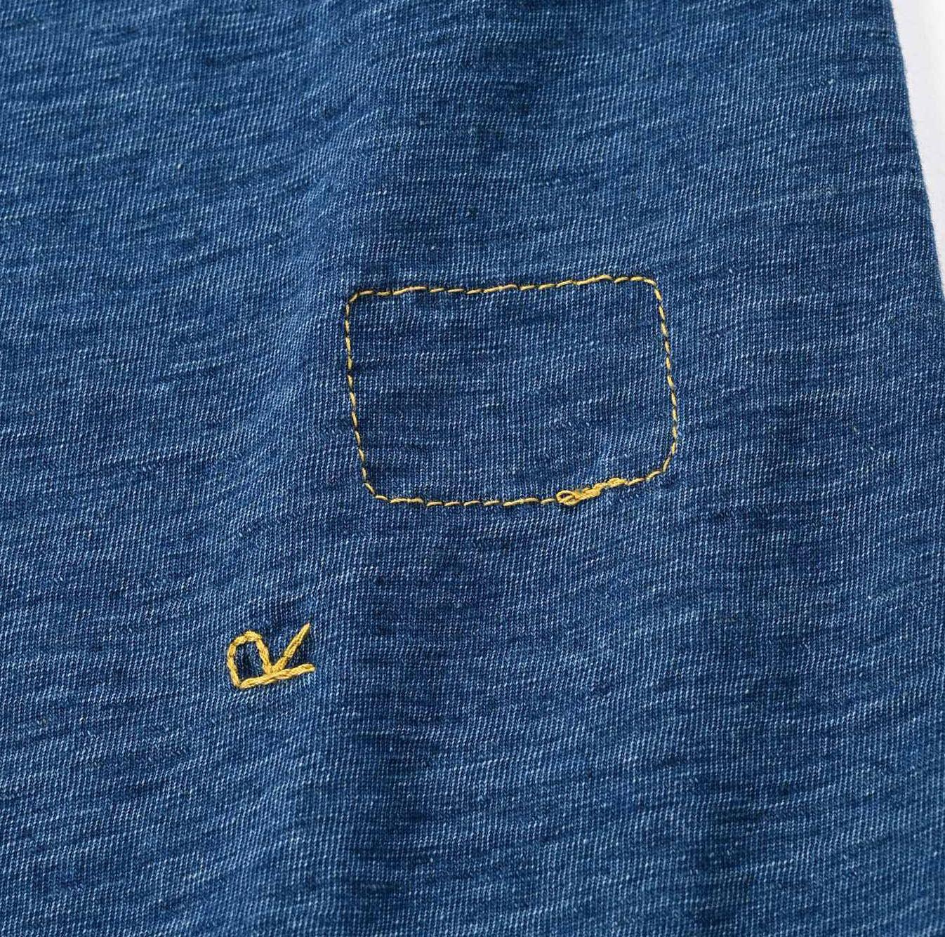 Indigo 908 Ocean T-shirt Distressed