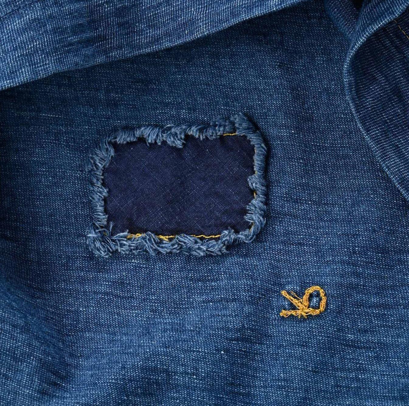 Indigo 908 Ocean T-shirt Distressed