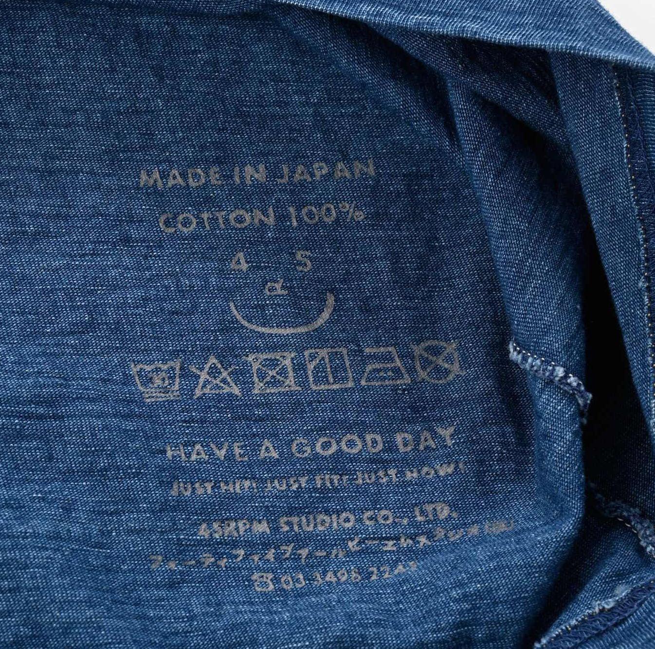 Indigo 908 Ocean T-shirt Distressed