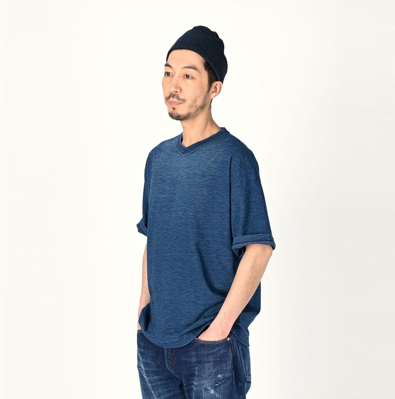 Indigo 908 Ocean T-shirt Distressed