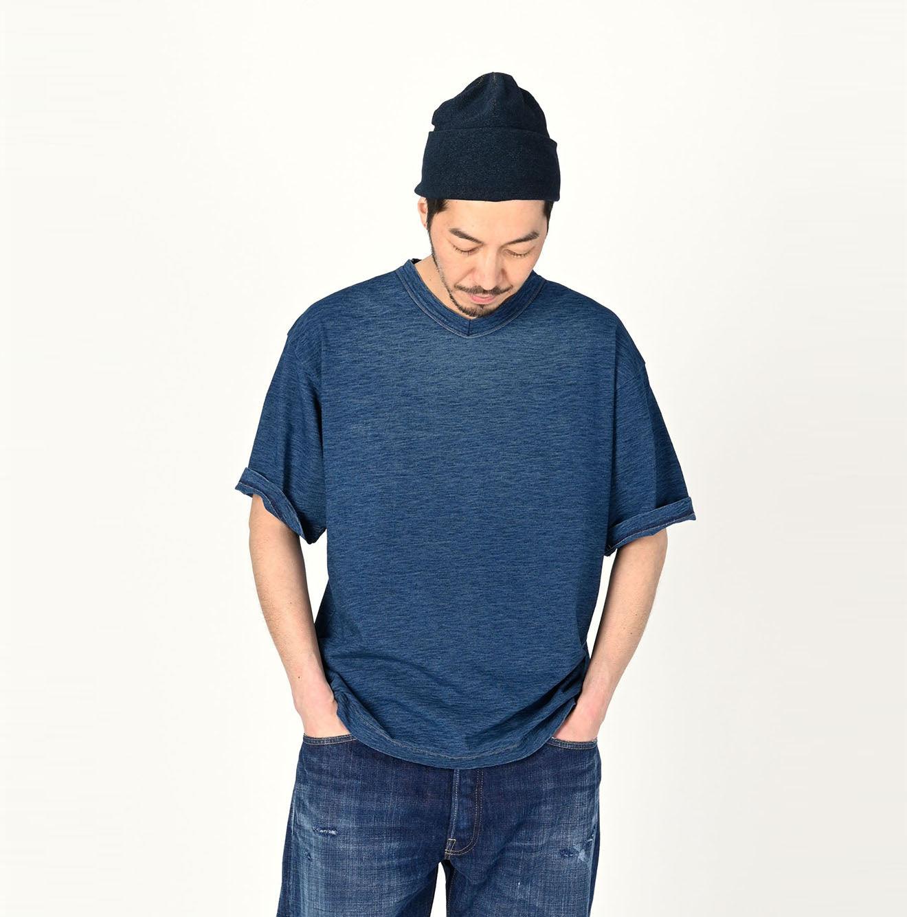 Indigo 908 Ocean T-shirt Distressed