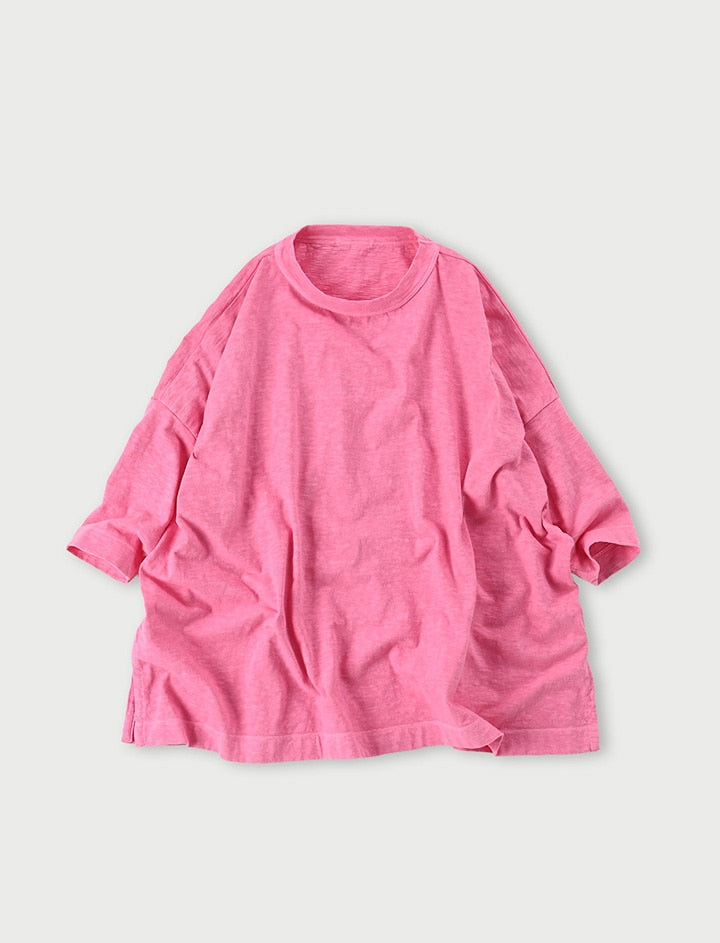 Sakura Dyed Big Slit T-shirt