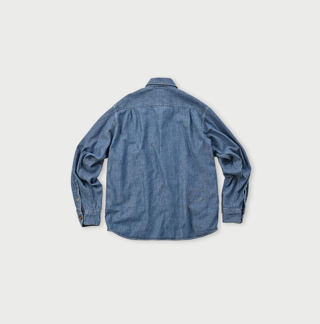 908 Shirt Denim 8 Knots Shirt Distressed