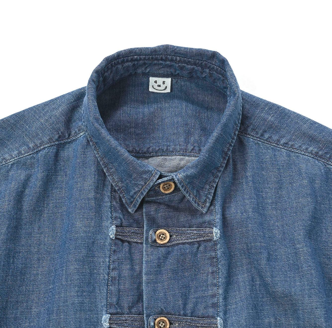908 Shirt Denim 8 Knots Shirt Distressed