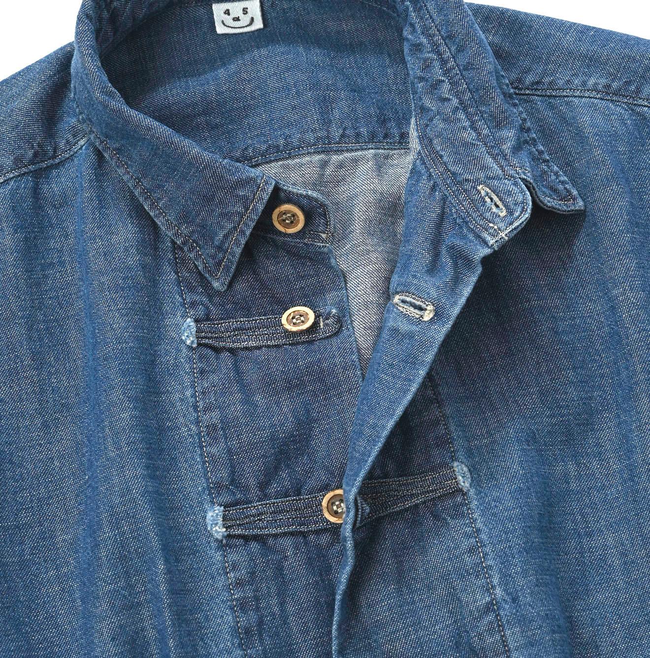 908 Shirt Denim 8 Knots Shirt Distressed