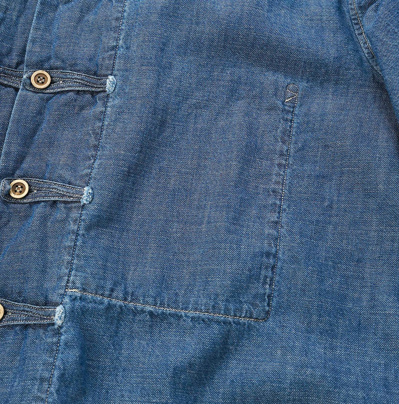 908 Shirt Denim 8 Knots Shirt Distressed