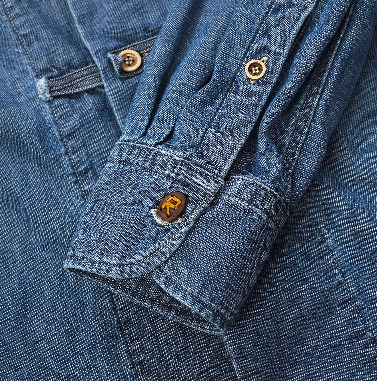 908 Shirt Denim 8 Knots Shirt Distressed