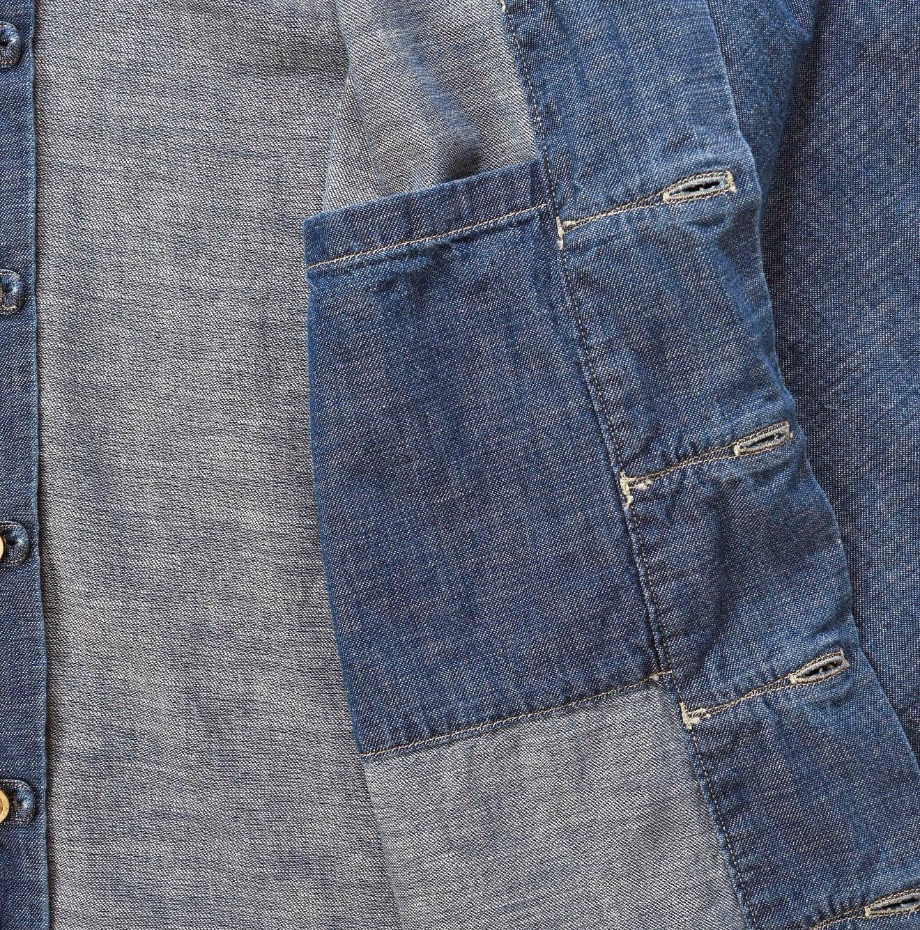 908 Shirt Denim 8 Knots Shirt Distressed