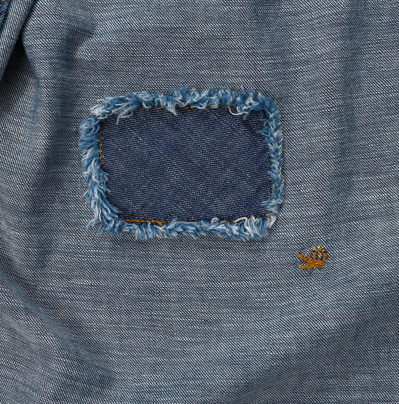 908 Shirt Denim 8 Knots Shirt Distressed
