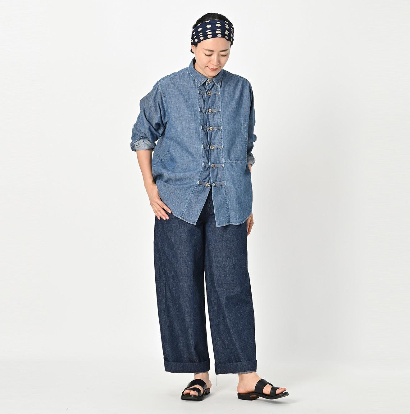 908 Shirt Denim 8 Knots Shirt Distressed