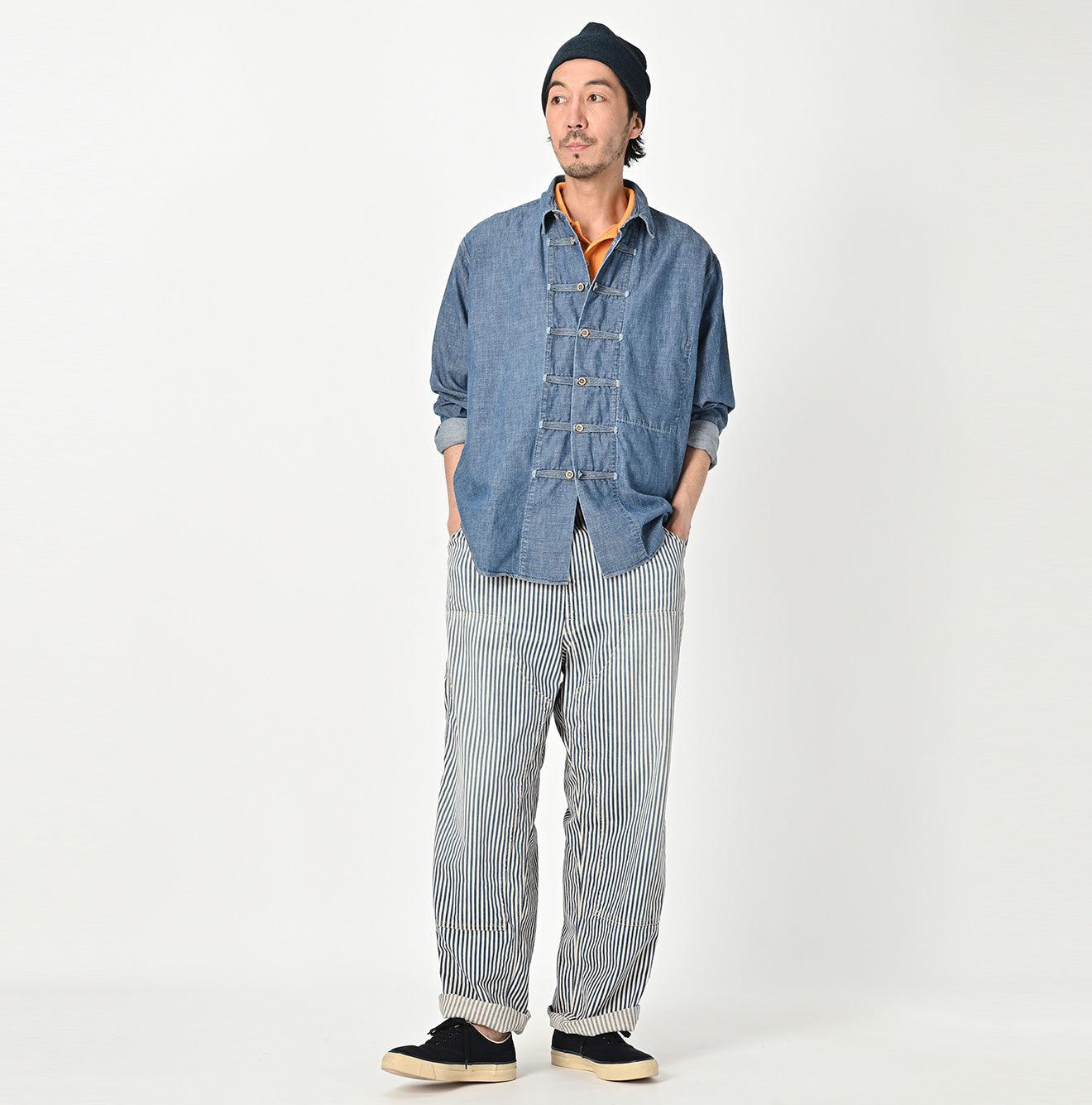 908 Shirt Denim 8 Knots Shirt Distressed