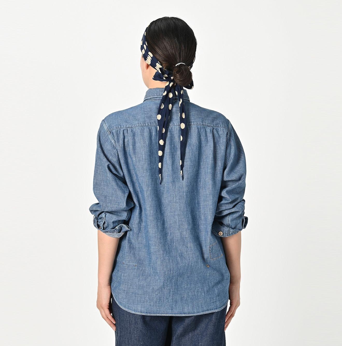 908 Shirt Denim 8 Knots Shirt Distressed