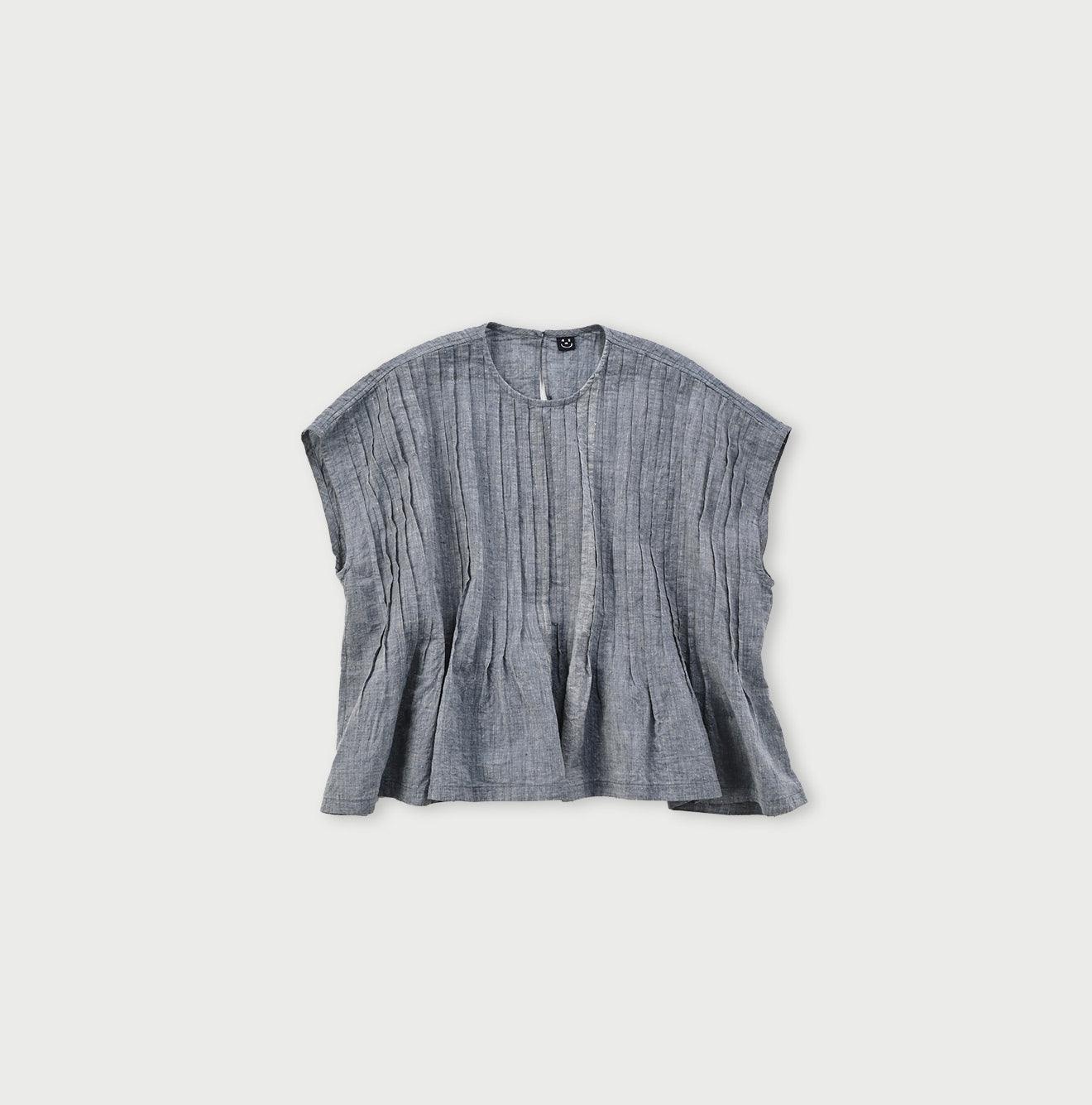 Ai Indigo Khadi Tuck M-shirt