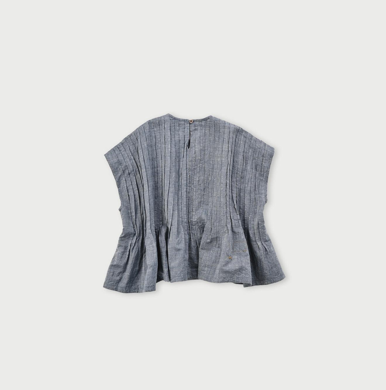 Ai Indigo Khadi Tuck M-shirt