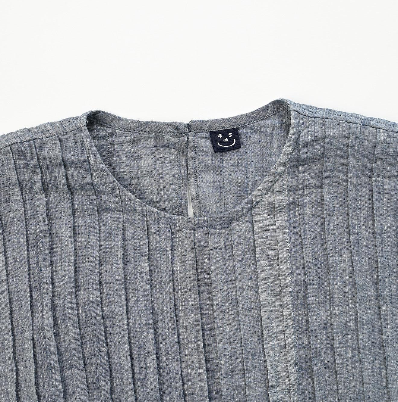Ai Indigo Khadi Tuck M-shirt