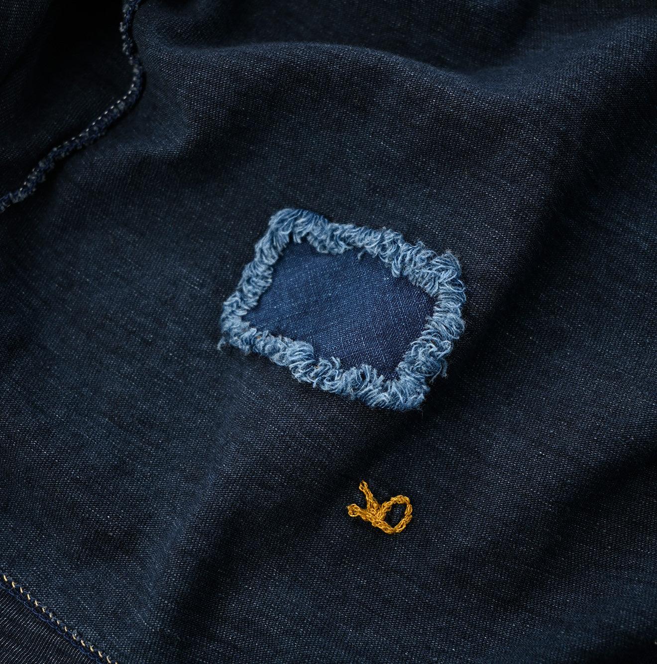 Indigo 45 Star T-shirt Distressed