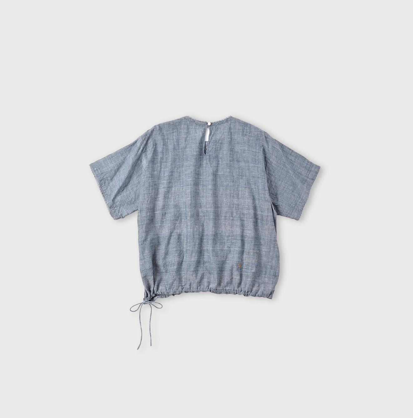 Ai Indigo Khadi Lace de T-shirt