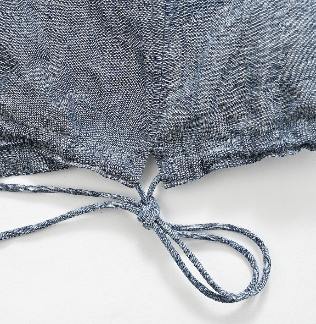Ai Indigo Khadi Lace de T-shirt