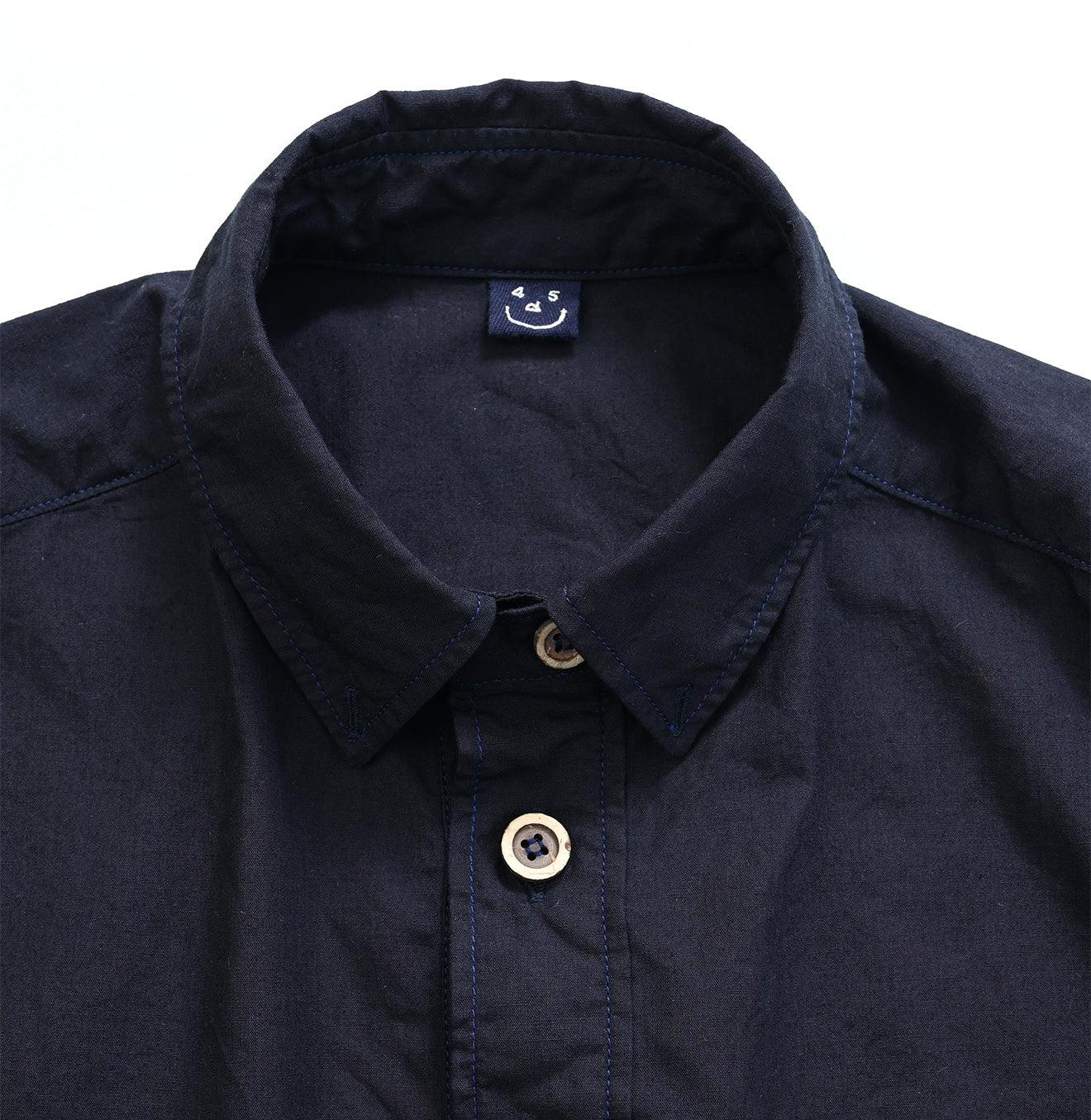 Indigo Damp 908 Short Sleeve Loafer Pullover Shirt