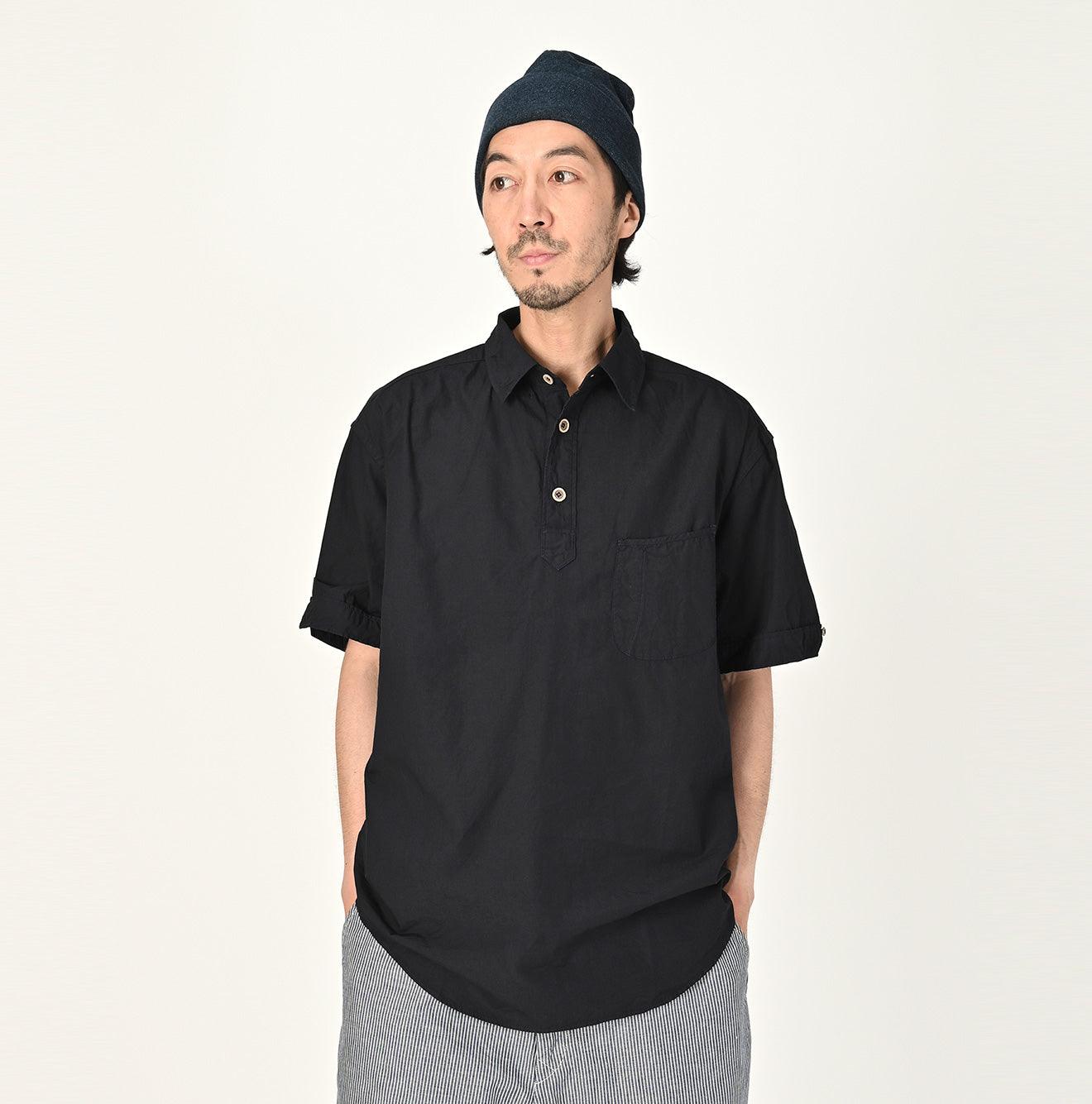 Indigo Damp 908 Short Sleeve Loafer Pullover Shirt