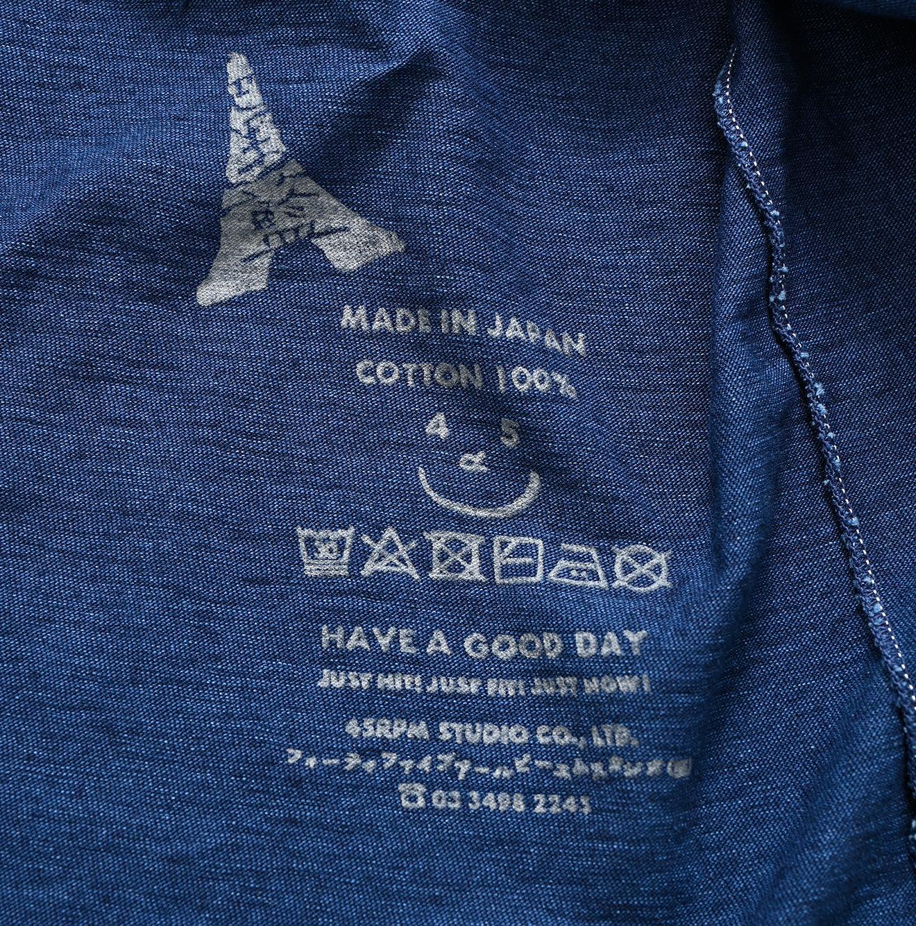 Indigo Big Slit 45 Colors T-shirt