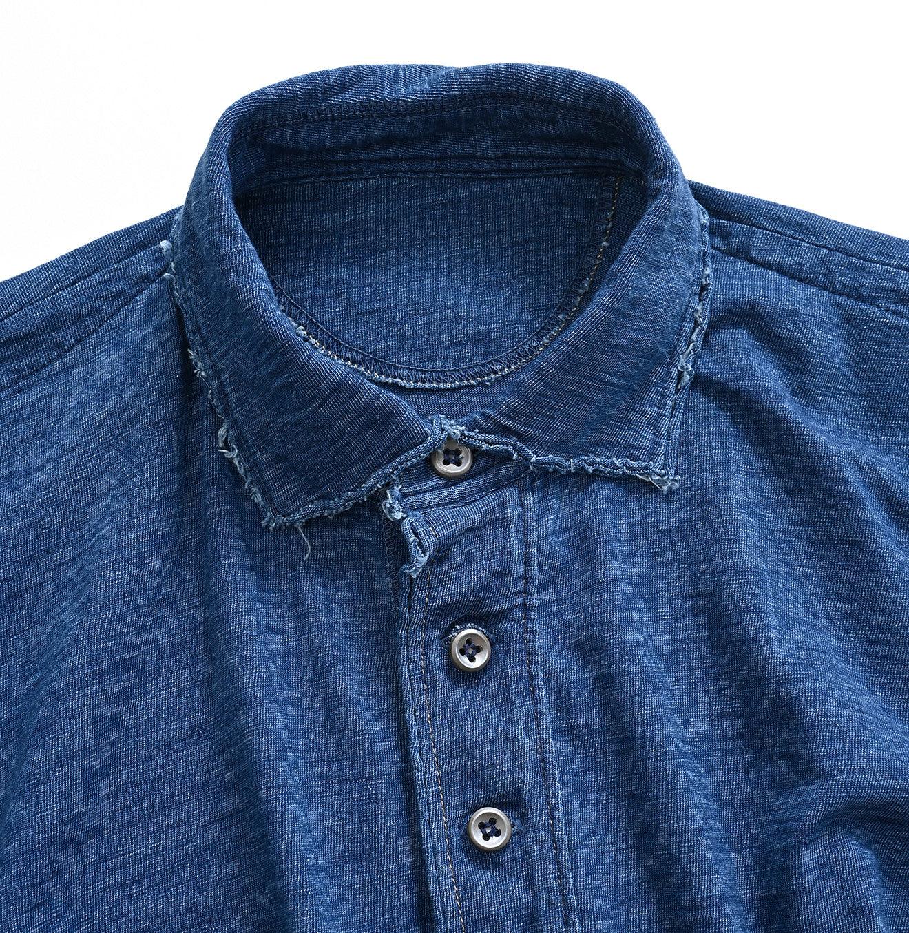 靛蓝 908 Ocean 仿旧 Polo 衫