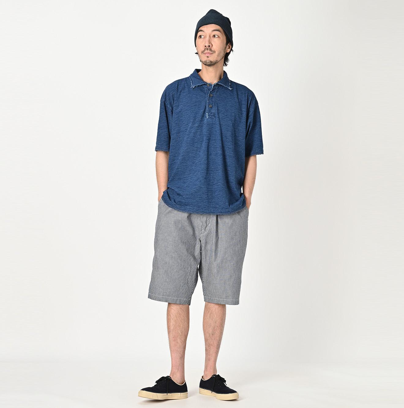 靛蓝 908 Ocean 仿旧 Polo 衫
