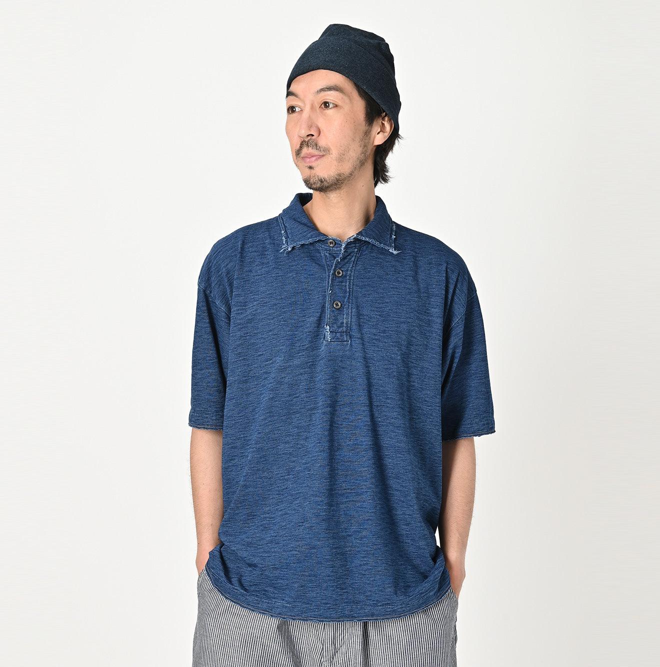 靛蓝 908 Ocean 仿旧 Polo 衫