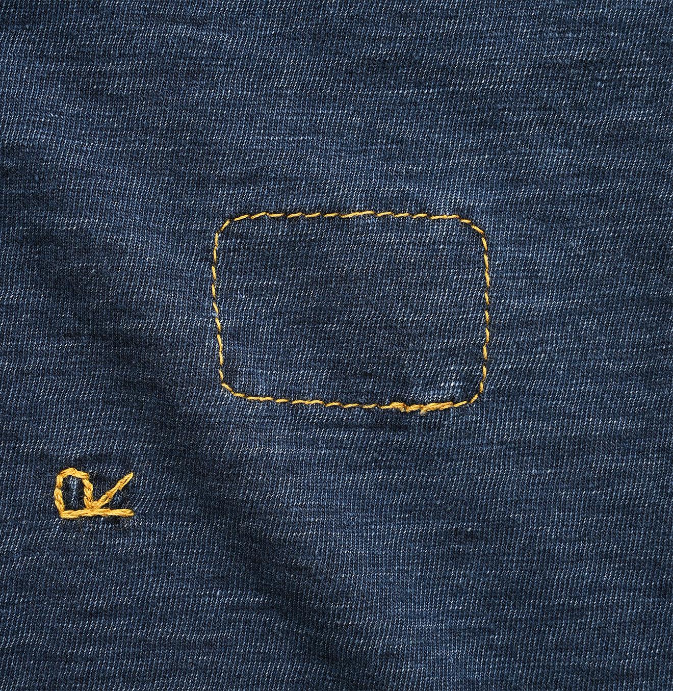 Indigo 908 45 Star T-shirt Distressed