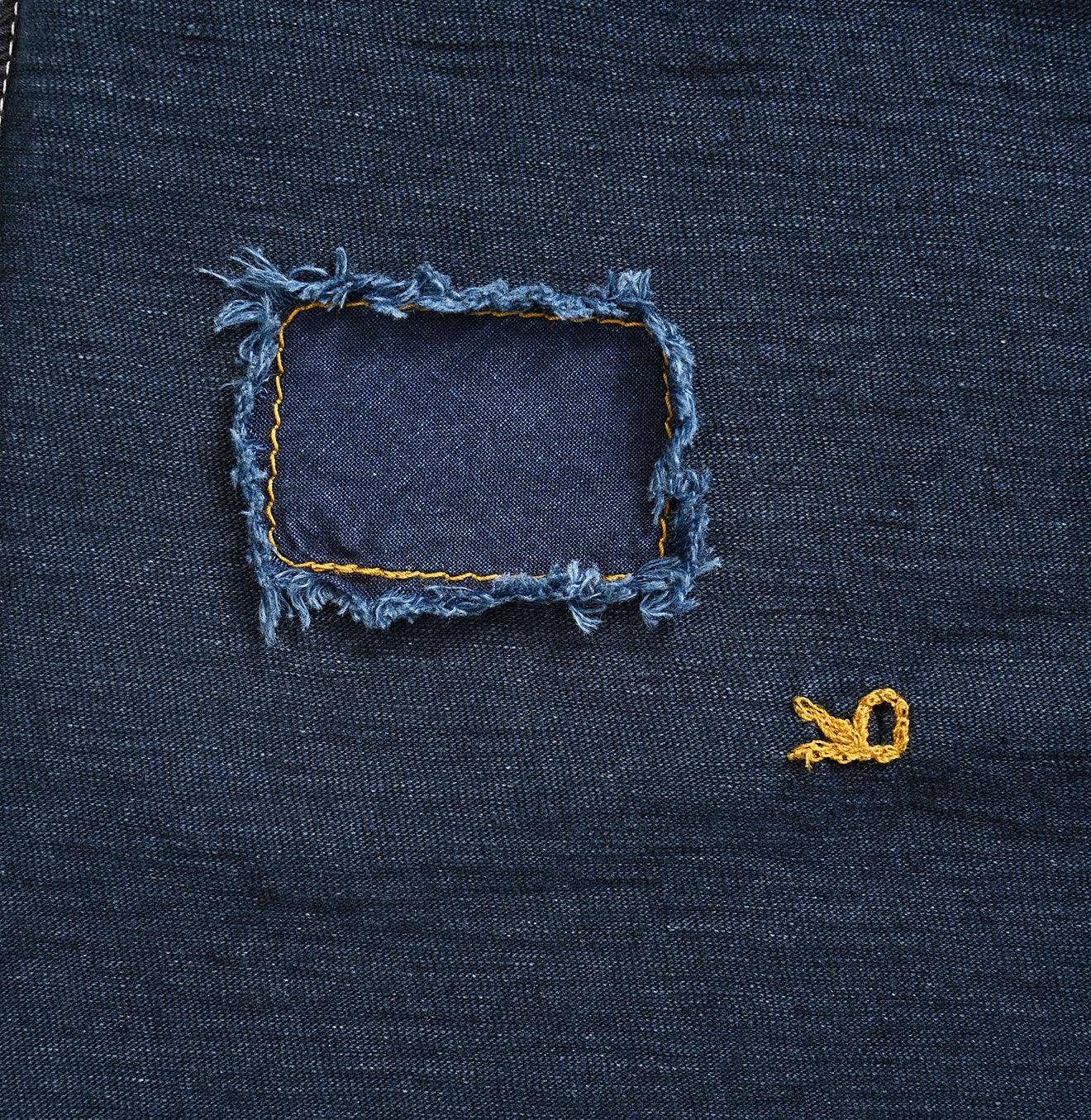 Indigo 908 45 Star T-shirt Distressed