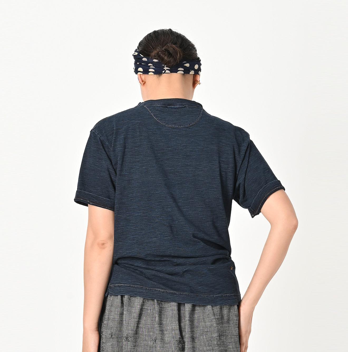 Indigo 908 45 Star T-shirt Distressed