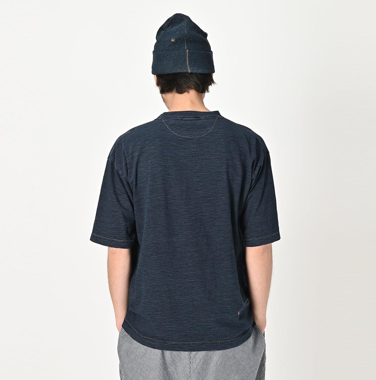 Indigo 908 45 Star T-shirt Distressed