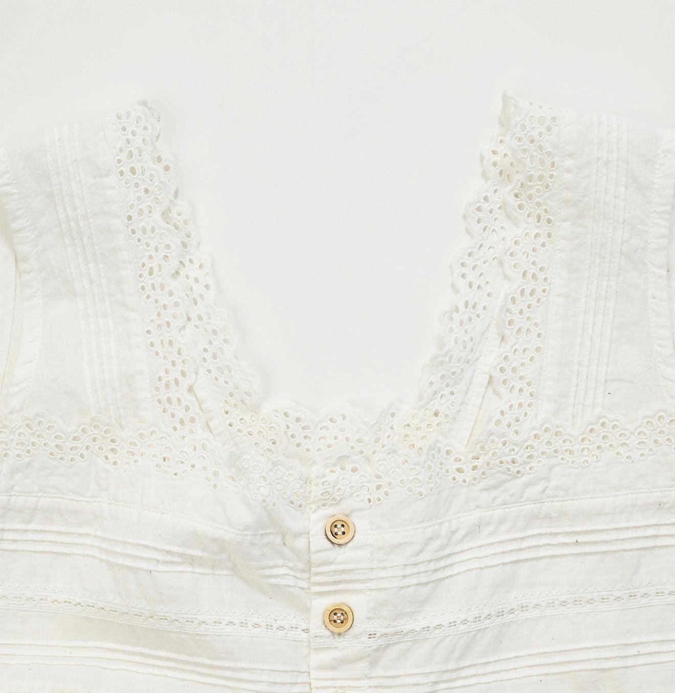 Khadi Lace de Sleeveless Top