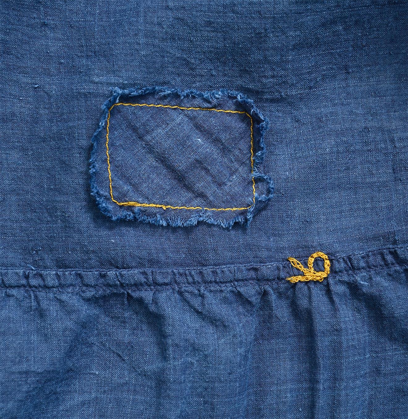 Ai Indigo Khadi Cutowrk de T-shirt