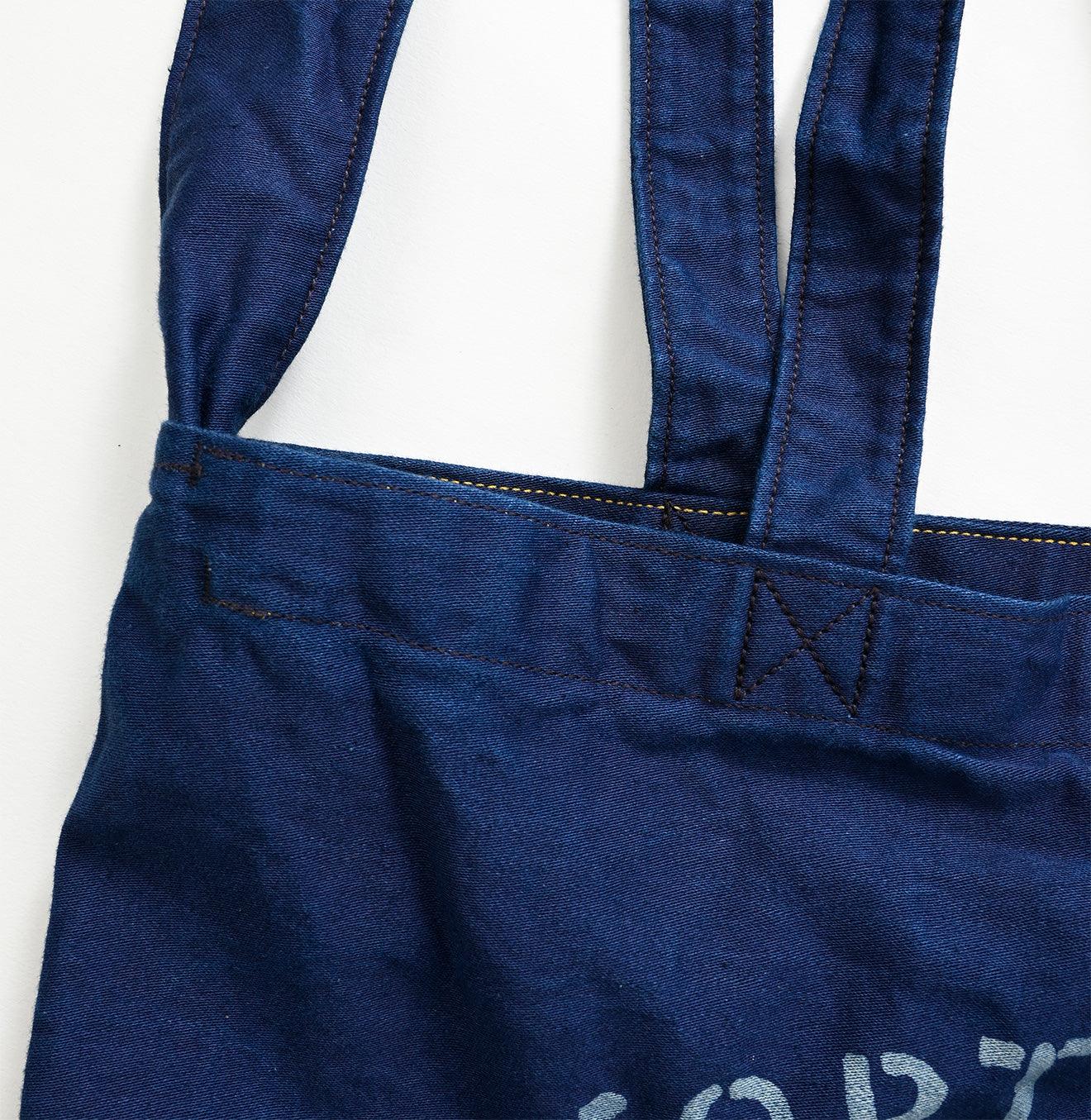 Indigo Okome Satin 45 Star Medium Tote