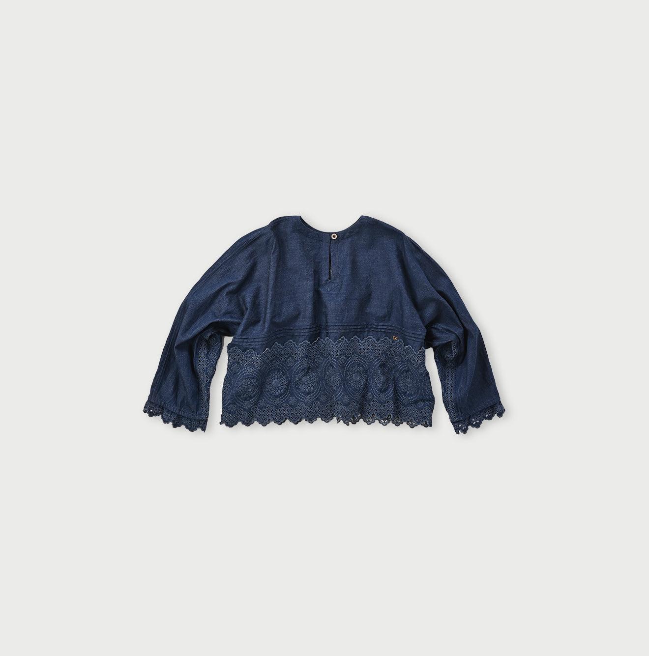 Shirt Denim Cutwork Blouse