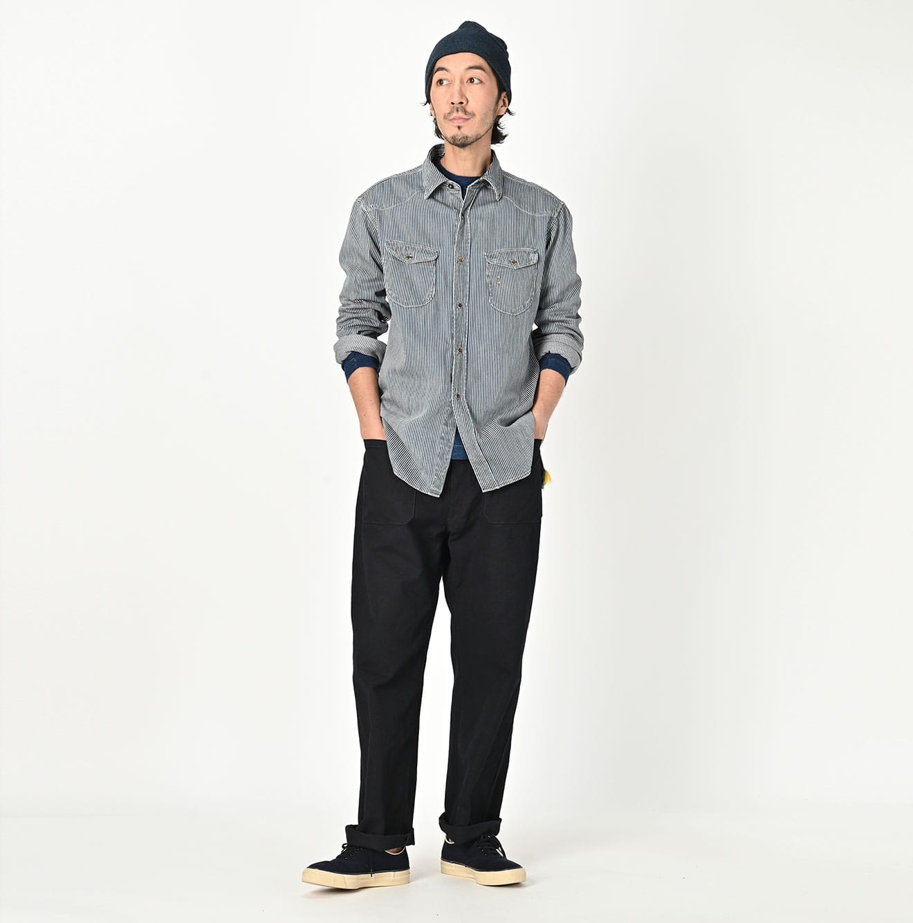 衬衫 牛仔布 908 东方衬衫 仿旧
