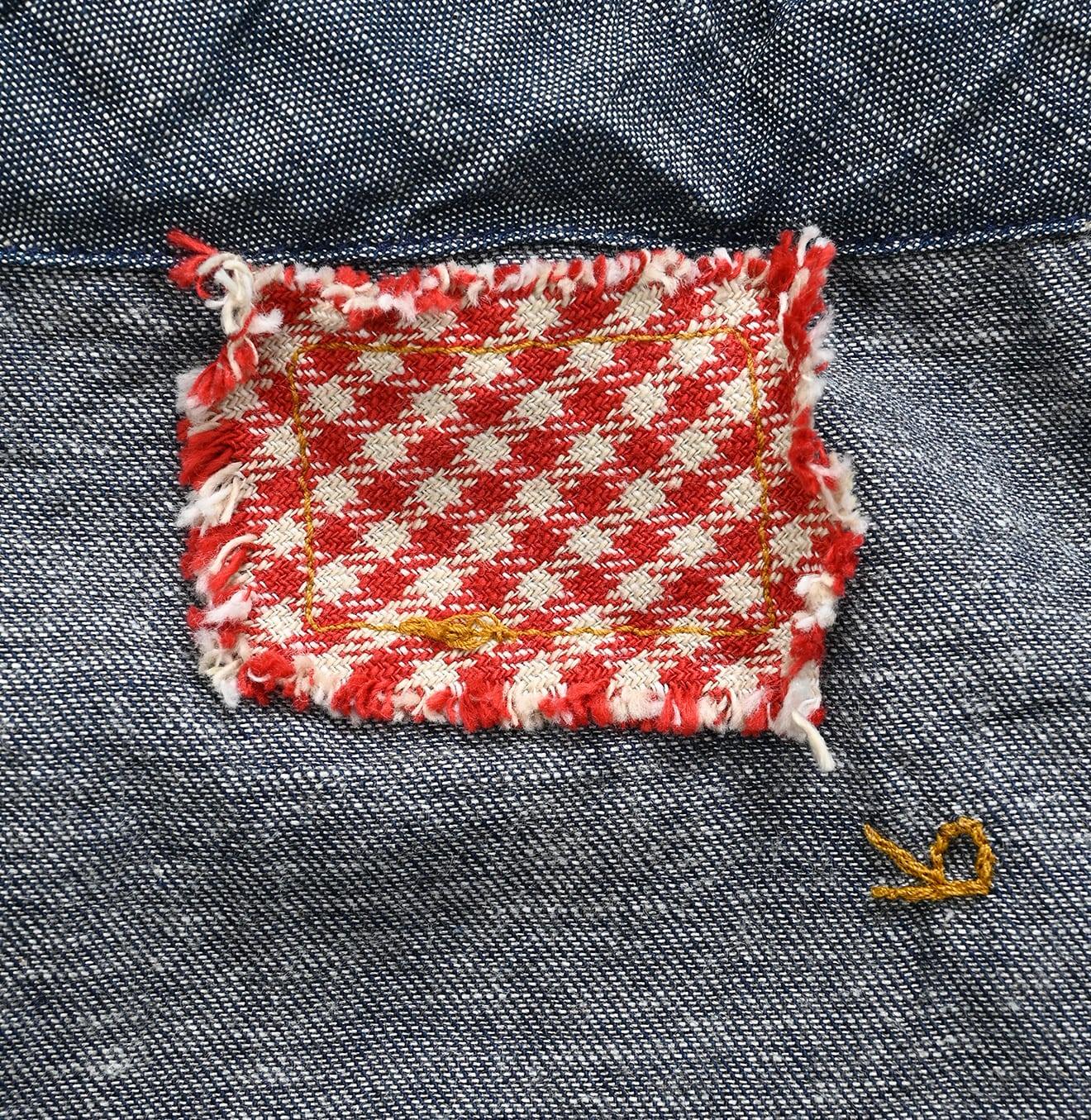 Shirt Denim Cutwork Frilled Dress