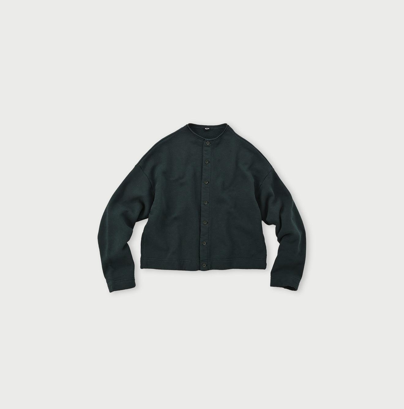 Cotton Fleece Square Cardigan