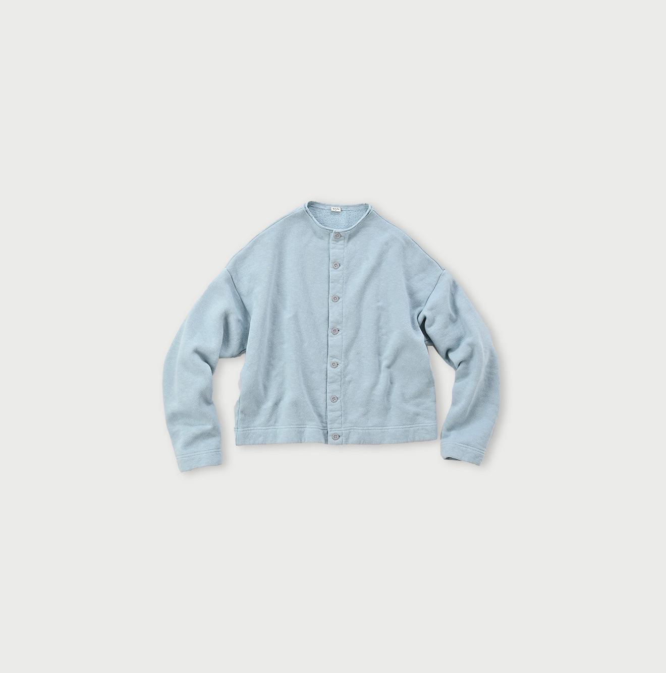 Cotton Fleece Square Cardigan