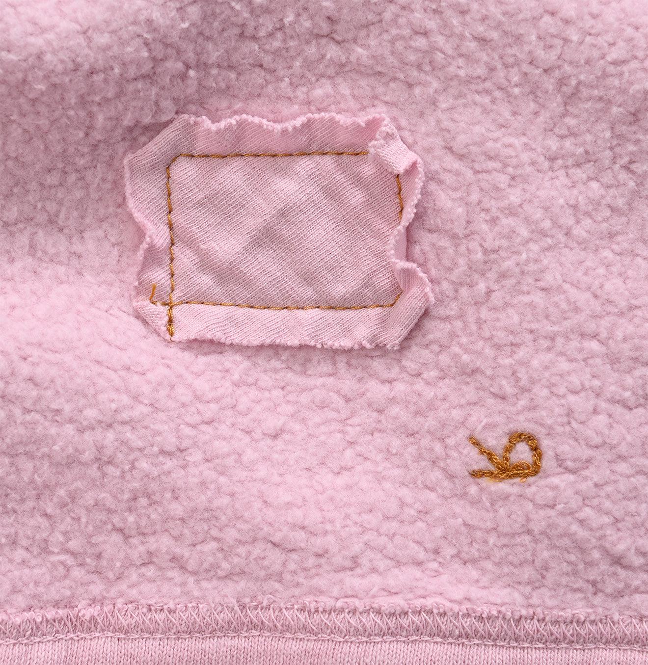 Cotton Fleece Square Cardigan