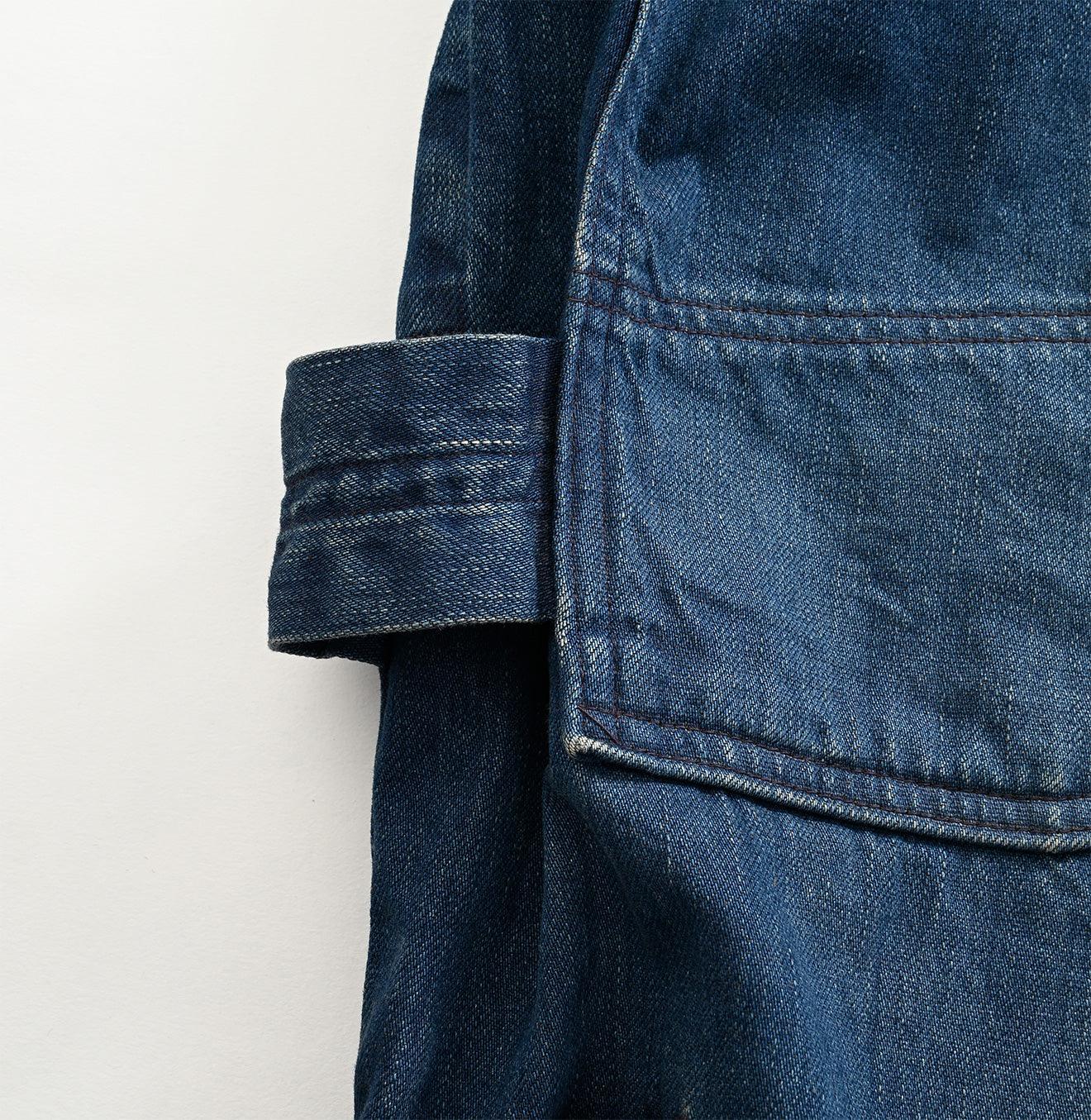 Mont Brown Denim 908 Overall Distressed