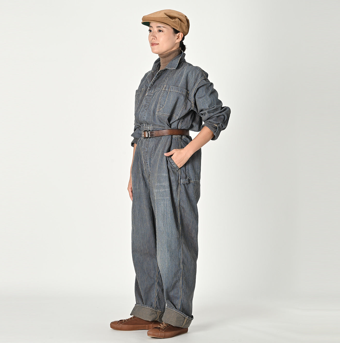 Mont Brown Hickory 908 Jumpsuit Distressed