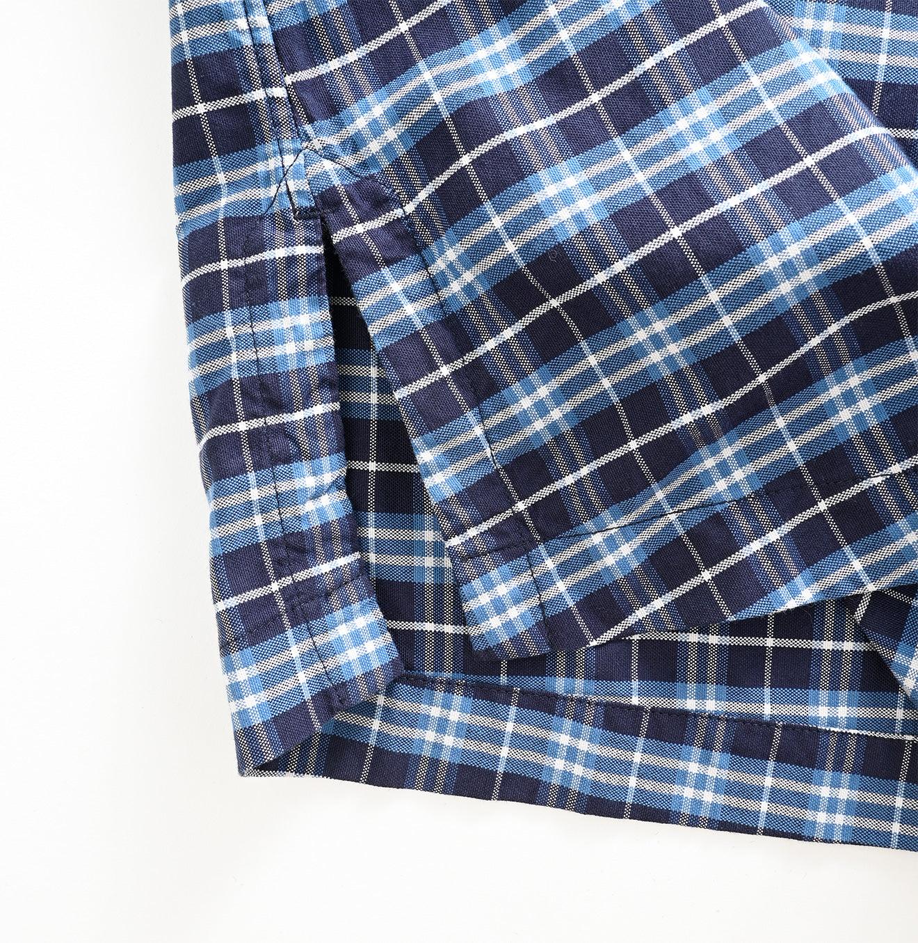Light Oxford Cutworkd Pullover Shirt