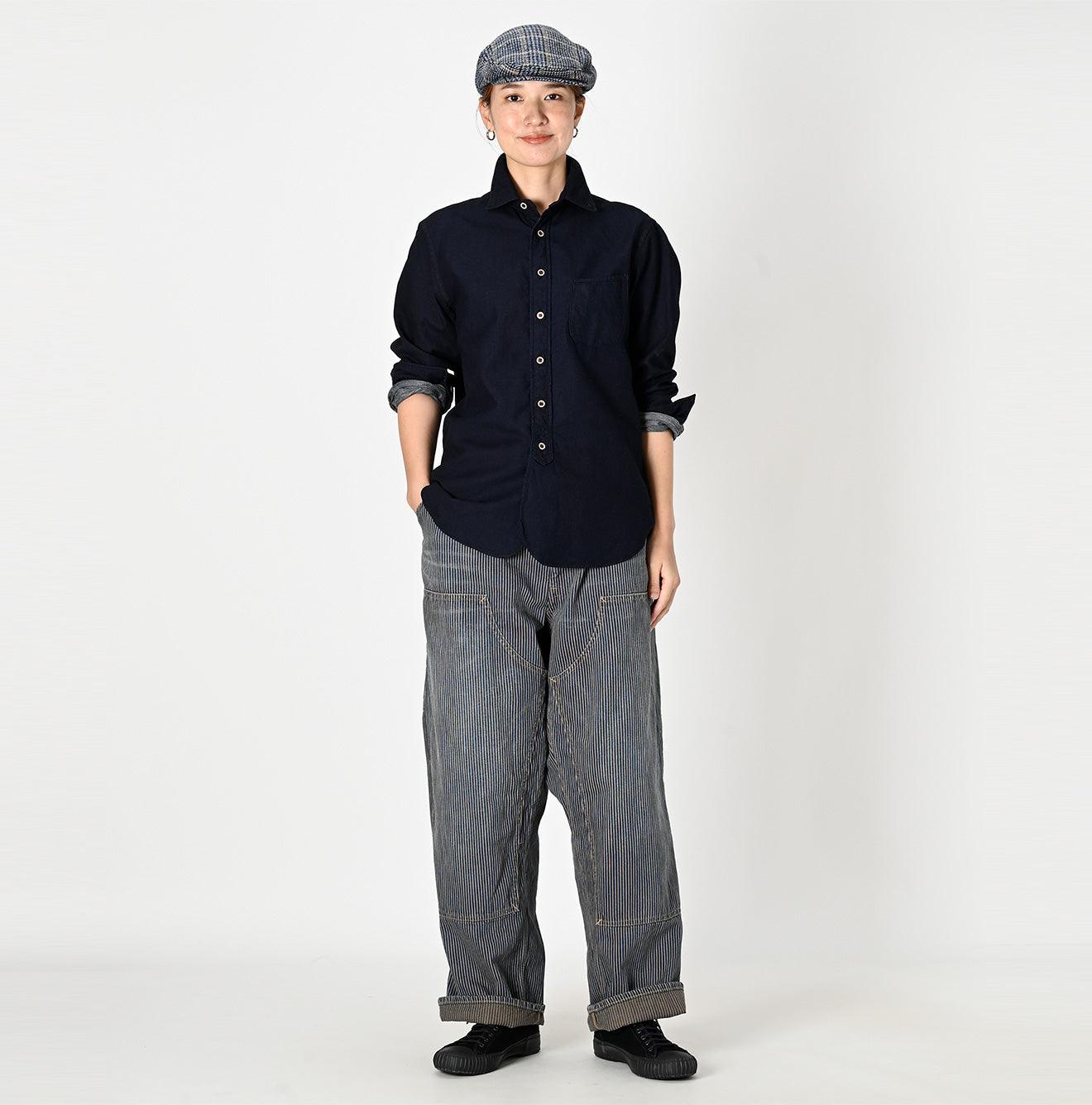 Indigo Double-woven 908 Loafer Shirt