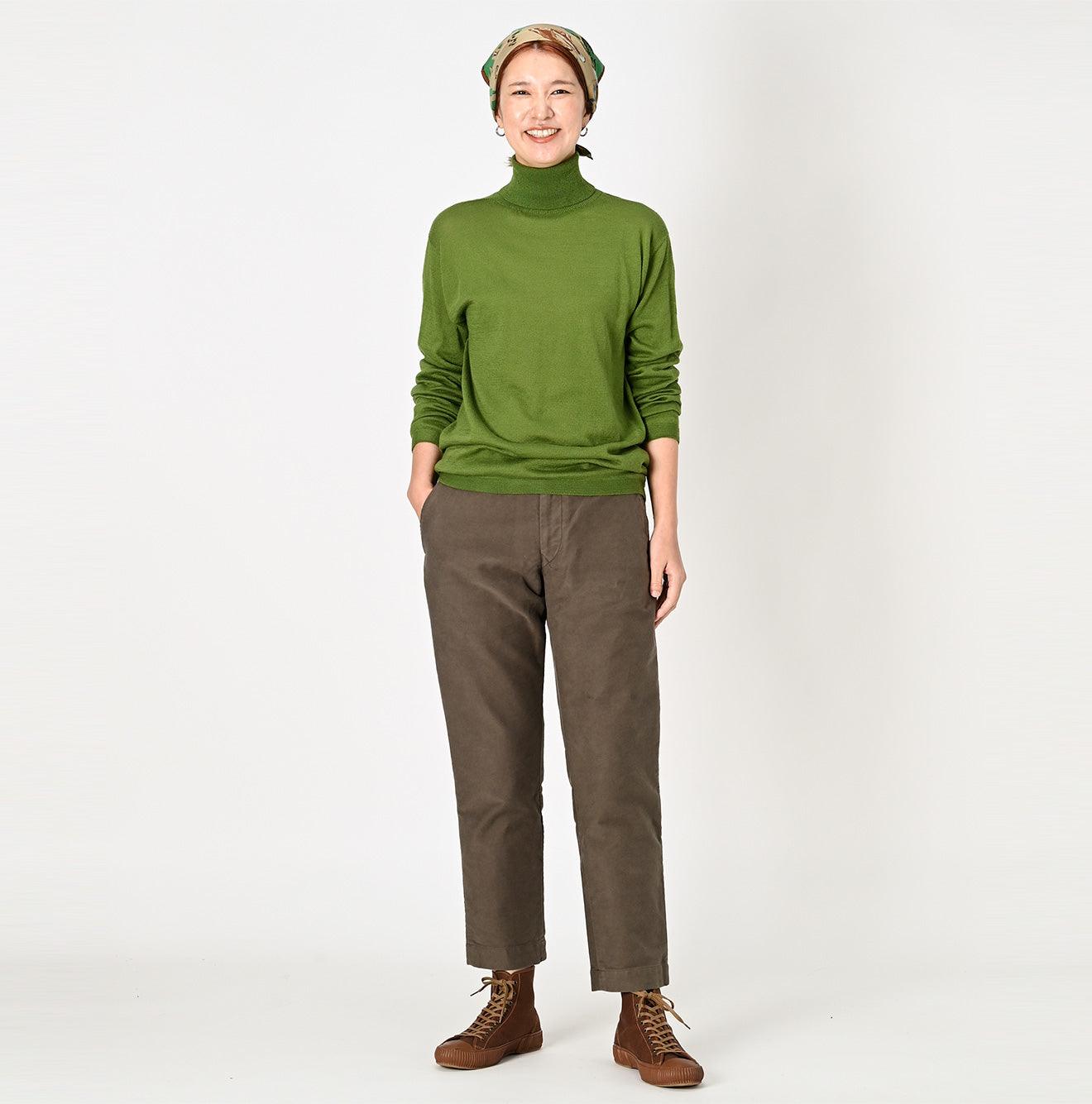 Super Gauze Wholegarment 908 Turtleneck